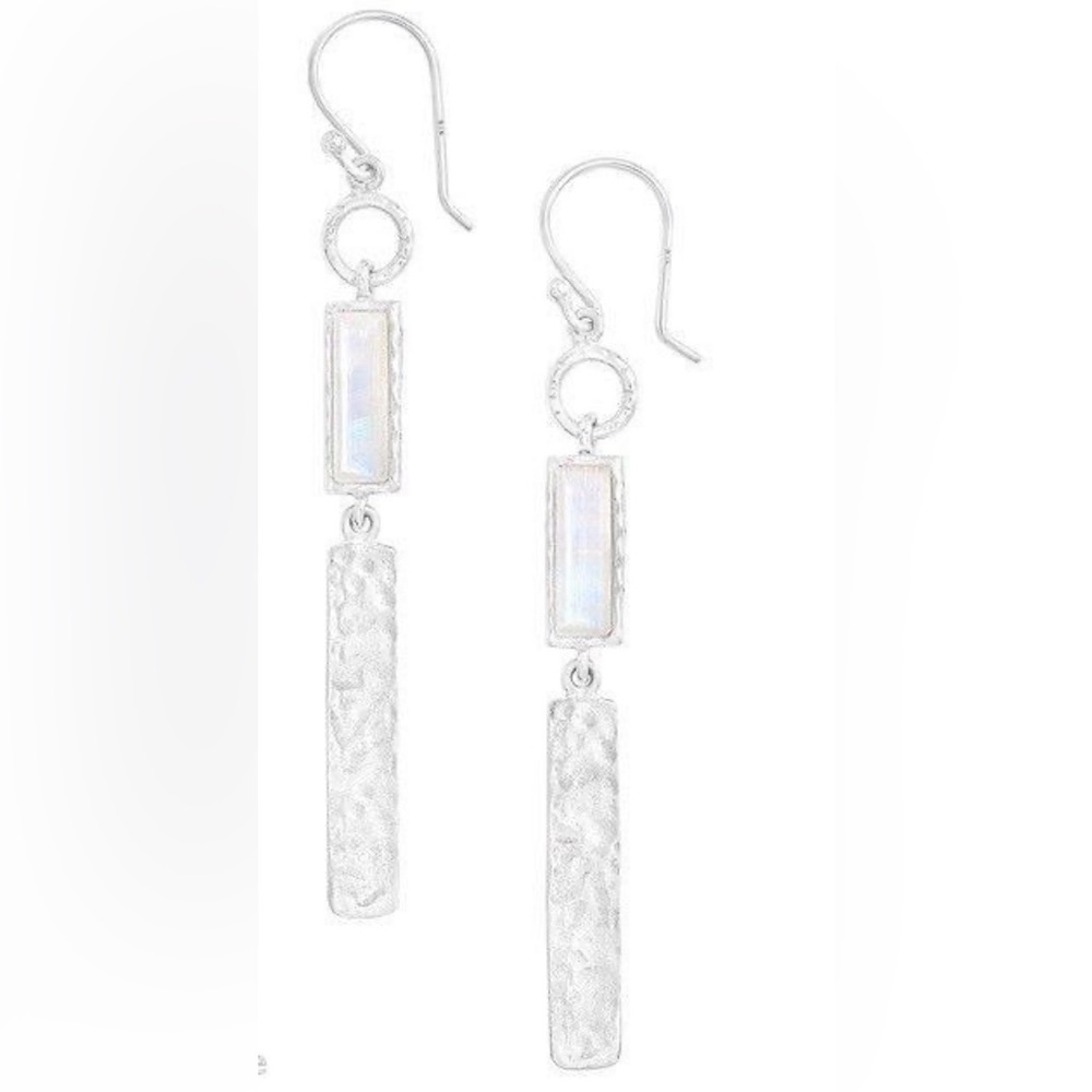 Silpada Sterling Moonstone Drop Earrings